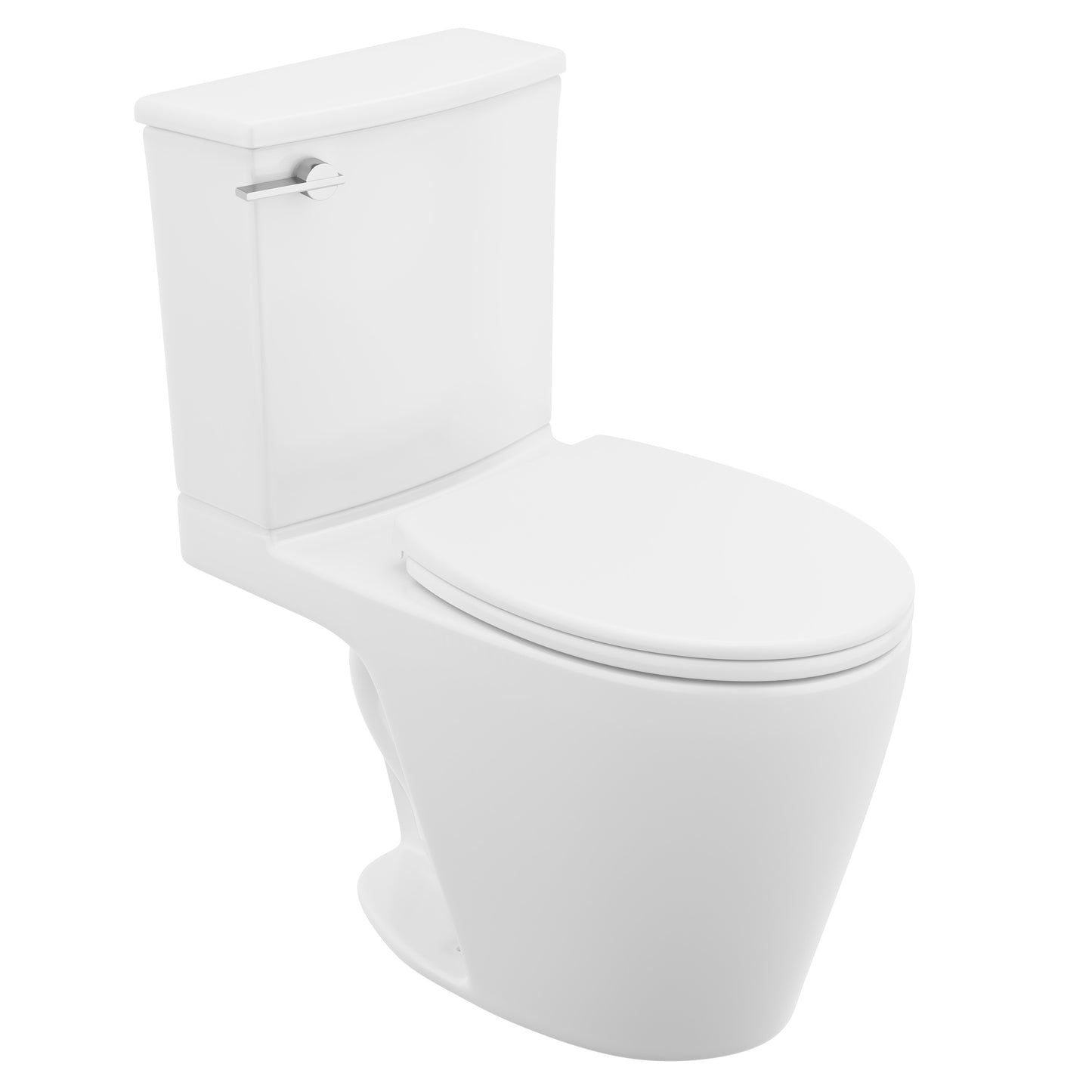 Belmont Semi-Skirted Two-Piece 12" Rough-in 1.28 GPF Left-Hand Flush Elongated Toilet in Glossy White